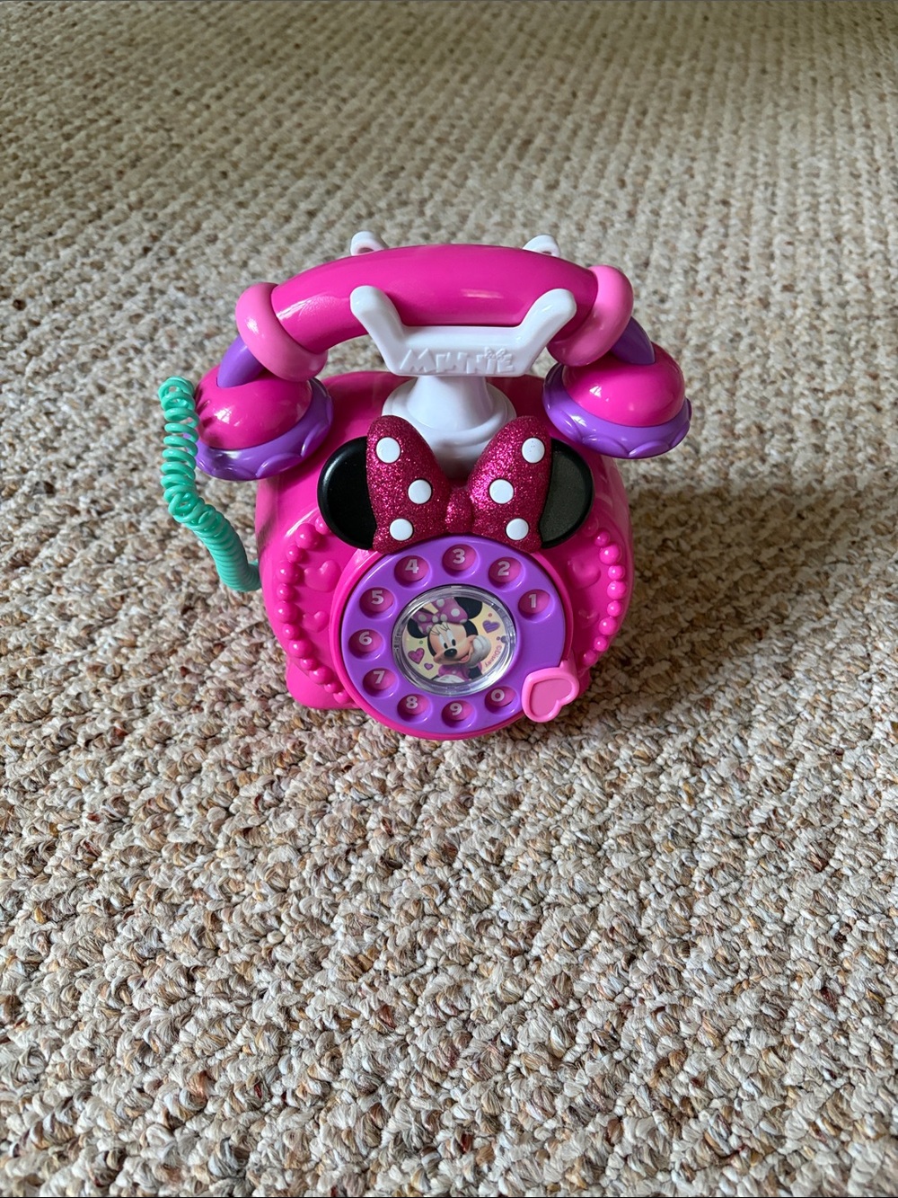 Disney Pink Minnie Mouse Retro Toy Phone